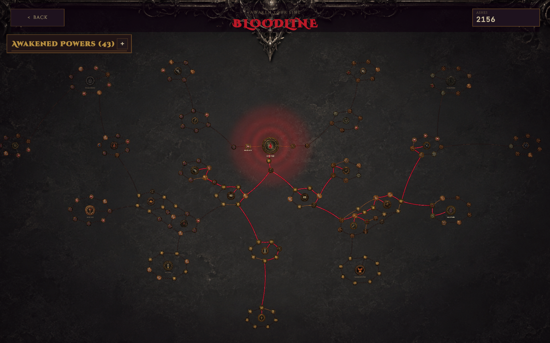 Bloodline Tree — meta progression